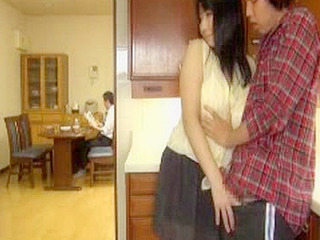 Japanese MILF Gives Son Young a Threesome with Cuckolded Hubby